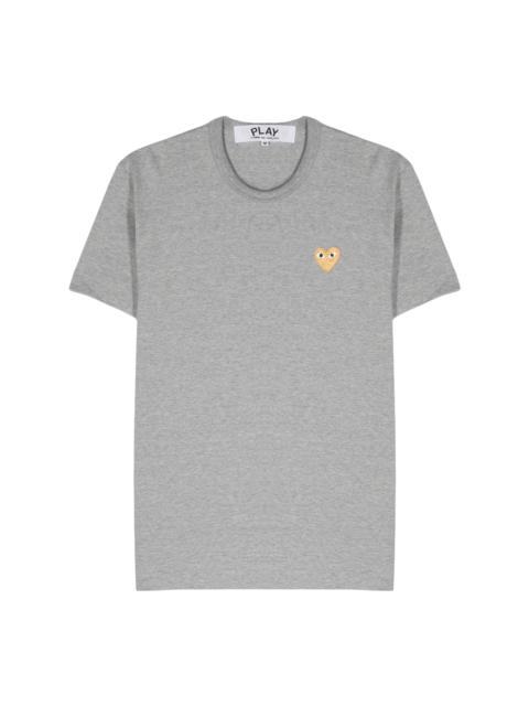 UNISEX SHORT SLEEVE GOLD HEART - GREY