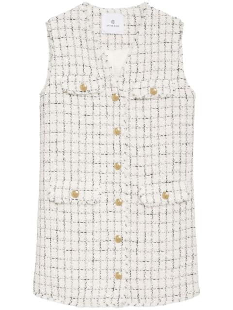 Janet plaid tweed dress