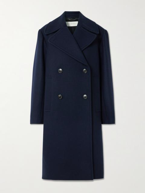 Oversized Double-breasted Wool-blend Coat