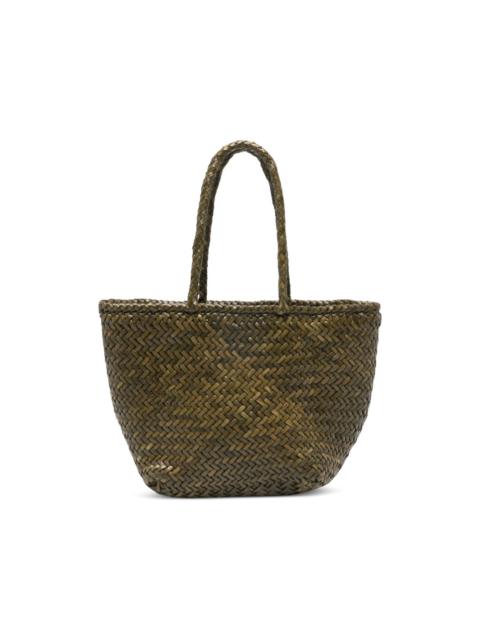 Small Grace basket woven satchel