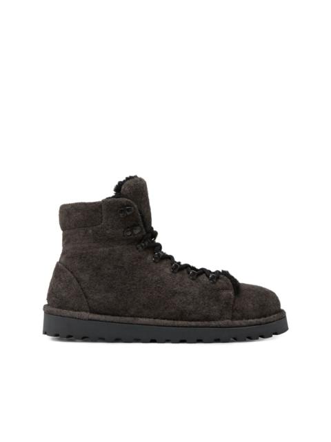 Pallottola lace-up shearling boots