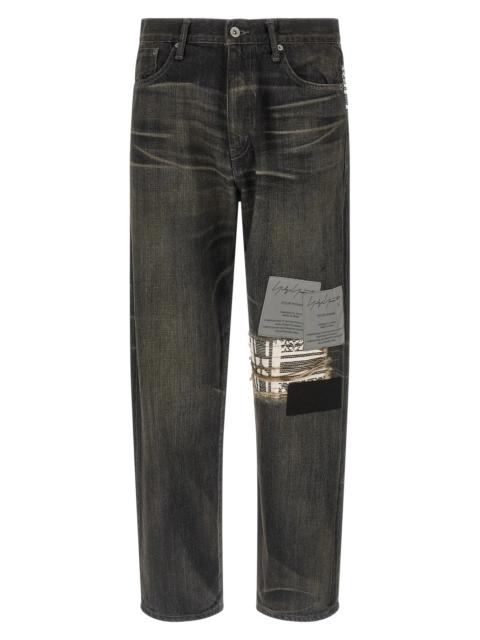 Yohji Yamamoto 'Savege denim' jeans × NH