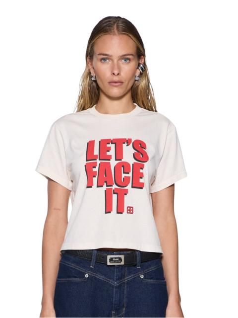 LETS FACE IT SHRUNKEN SS TEE BONE