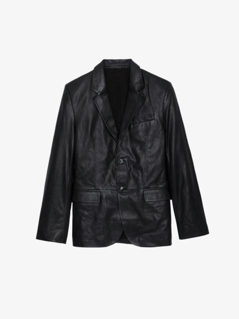 Valfried Leather Blazer
