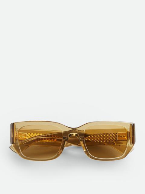 Intrecciato Square Sunglasses