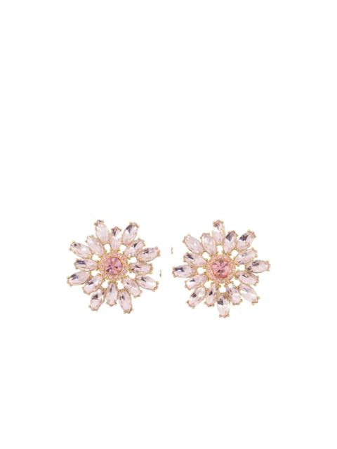 flower-shaped earrings