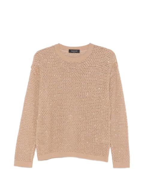 open-knit sweater