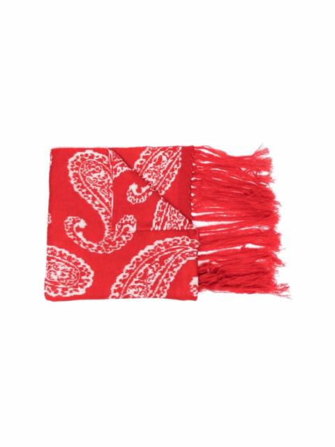 paisley pattern scarf