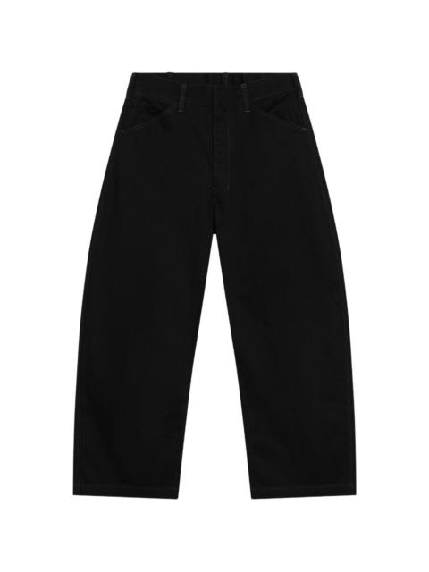 straight-leg carpenter trousers