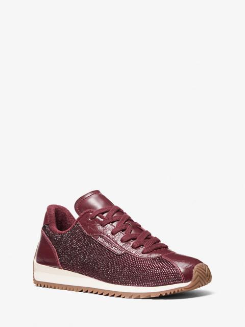Rhodes Embellished Leather Trainer