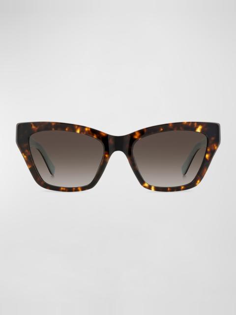 fay acetate cat-eye sunglasses