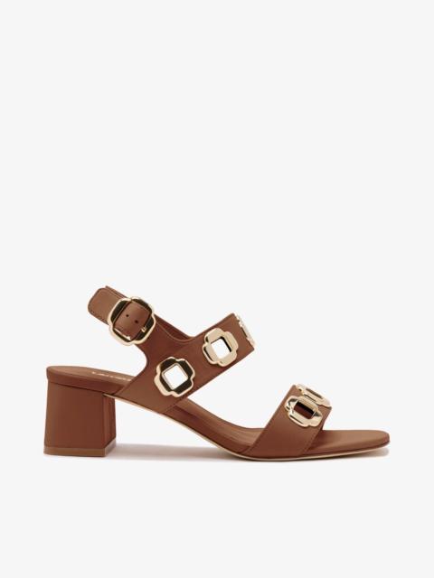 Milan Sandal In Caramel Leather