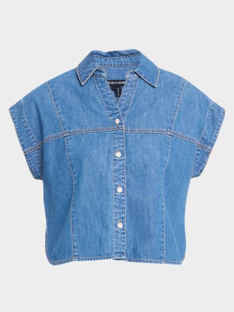 Nestor Denim Button-Down Shirt