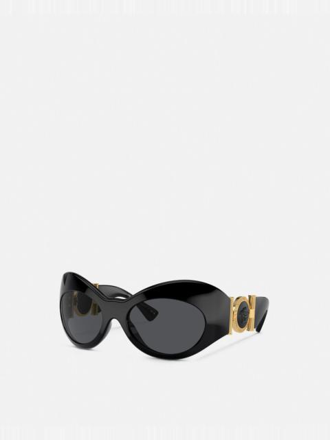 Oval Shield Sunglasses