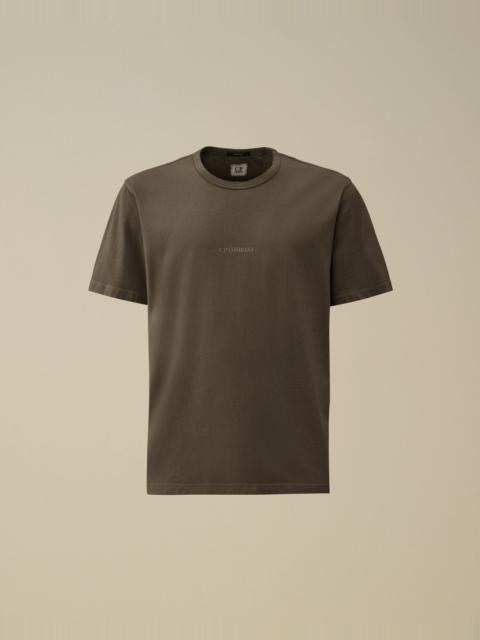 24/1 Jersey Short Sleeve Resist Dyed Logo T-Shirt