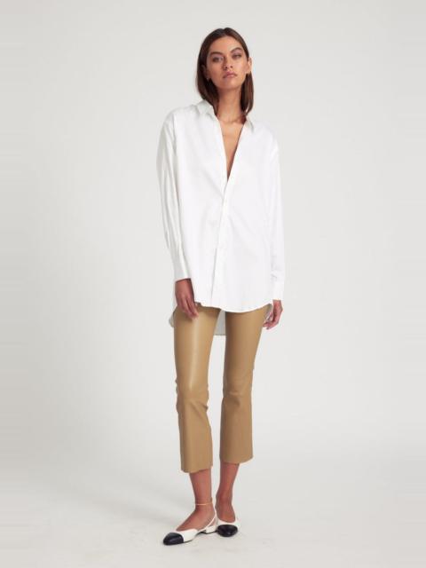 WHITE POPLIN SHIRT