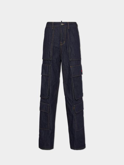 ICON DARK WASH EROS CARGO PANT
