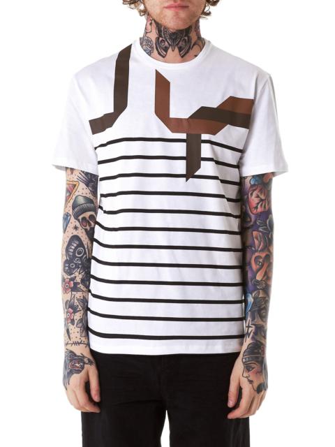 Striped Graphic Tee