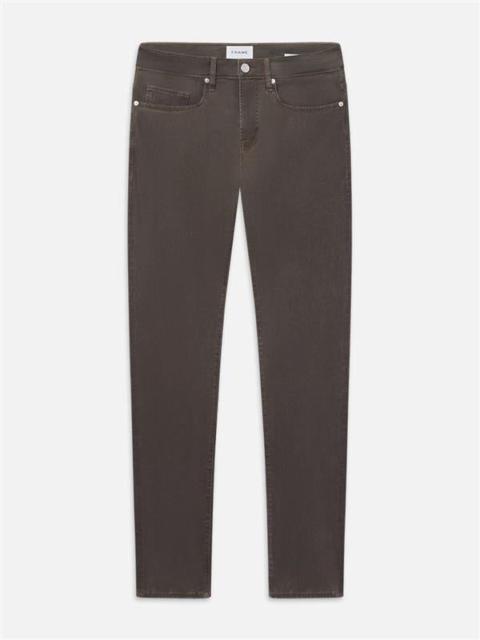 L'Homme Slim Brushed Twill in Mocha