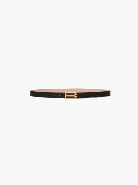 Dorian Belt In Black Grained Leather