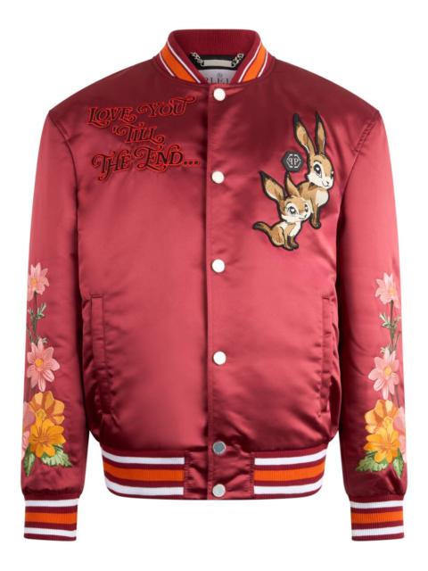 embroidery bomber jacket