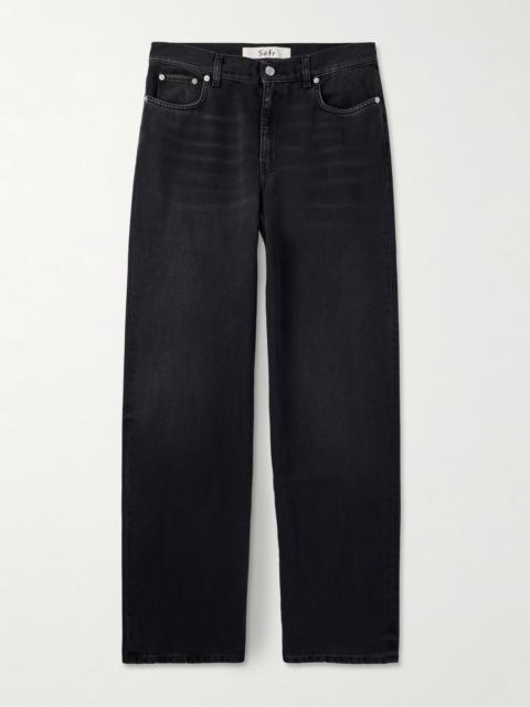 Straight-Leg Jeans Black