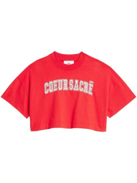Couer Sacré cropped T-shirt