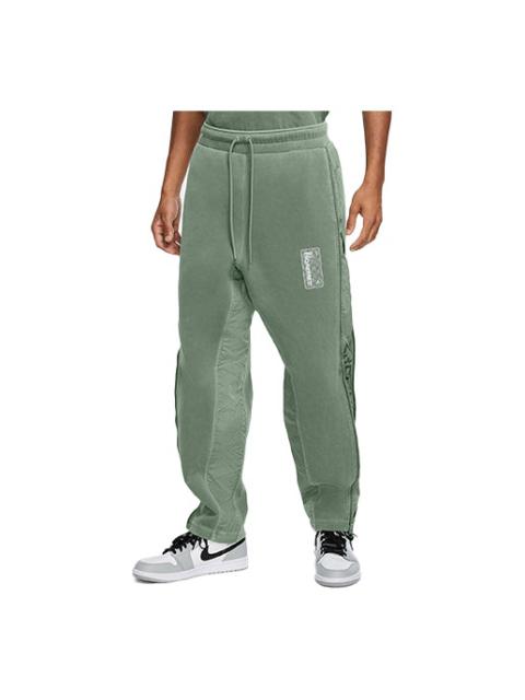 Air Jordan 23 Engineered Splicing Zipper Long Pants Green CT2919-313