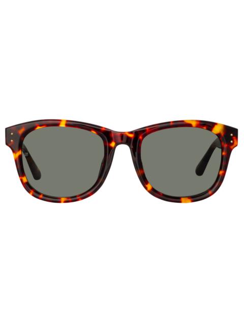 MEN'S EDSON D-FRAME SUNGLASSES IN TORTOISESHELL
