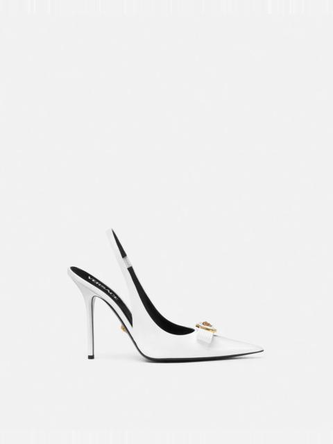 Gianni Ribbon Slingback Pumps 110 mm