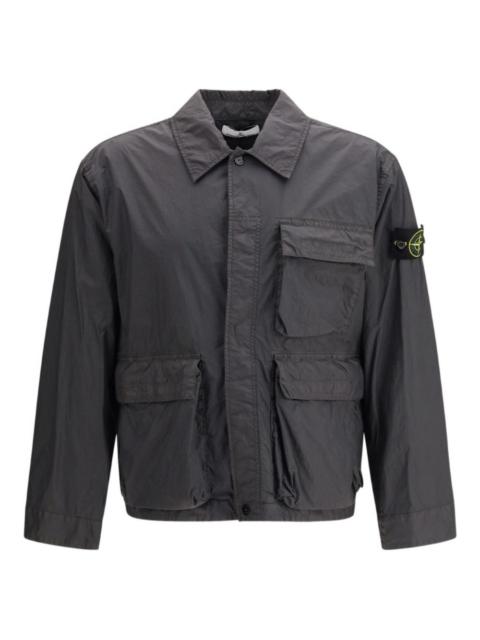 pocket badge overshirt