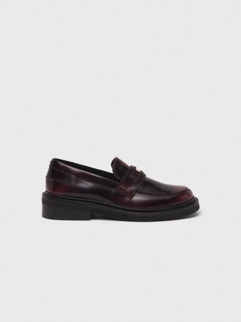 Leather loafers