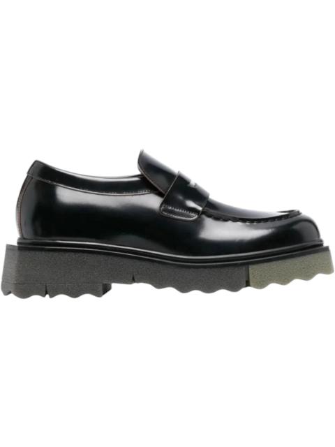 OFF-WHITE Leather Sponge Loafer Black