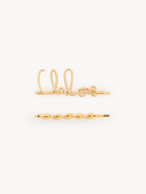 THE CHLOÉ ICONIC HAIR CLIPS SET