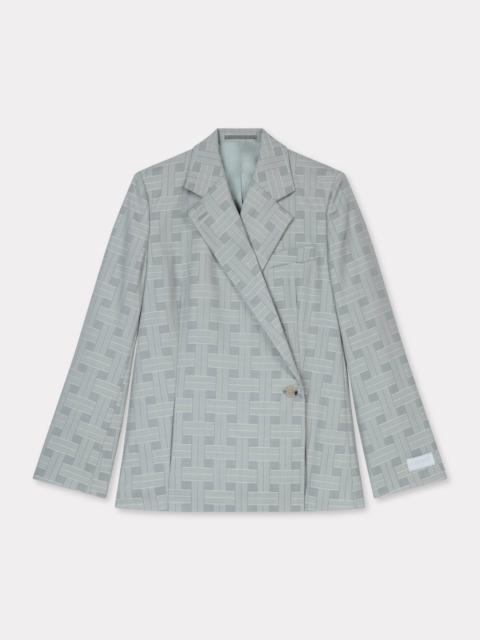'KENZO Weave' kimono jacket in jacquard wool