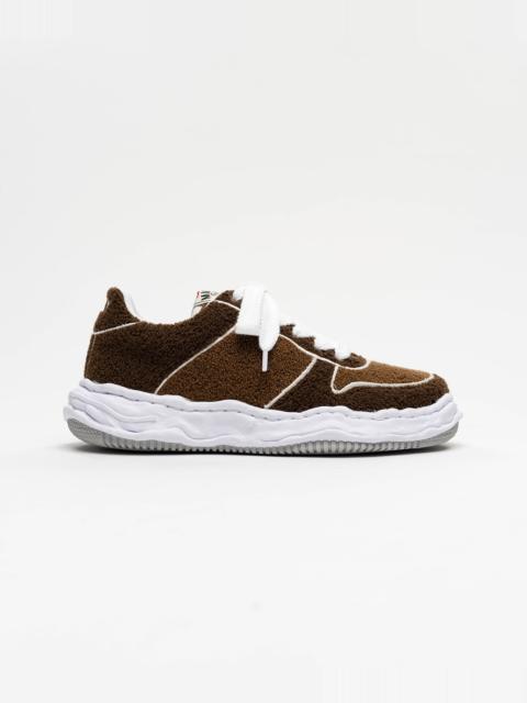 "WAYNE" OG Sole Chenille Embroidey Canvas Low-top Sneaker