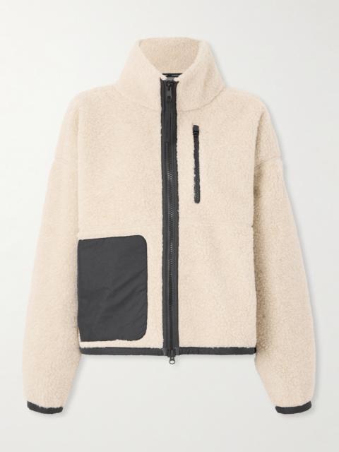 Simcoe Shell-trimmed Wool-blend Fleece Jacket