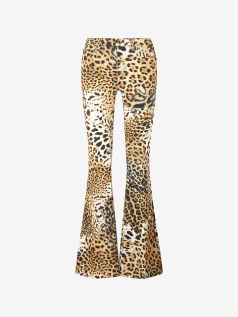 Pants With Jaguar Skin Print