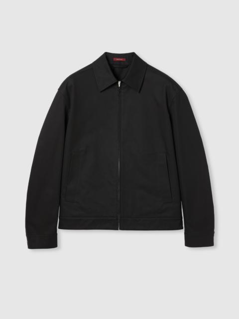 Cotton twill jacket with Web detail
