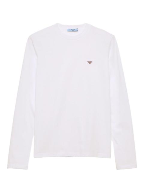 long-sleeved jersey T-shirt