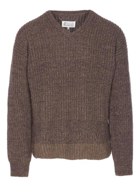 four stitch-logo sweater