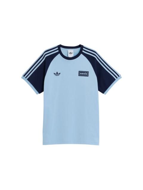 adidas Tour 3-Stripes Tee Clear Sky Night Indigo