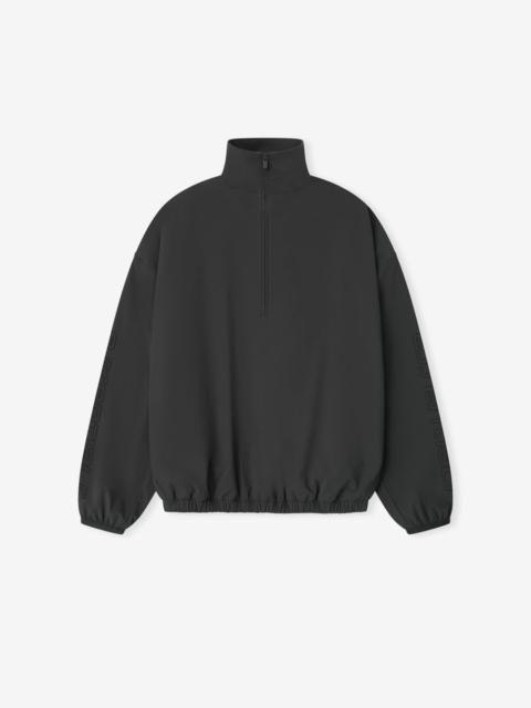 Womens Nylon Half Zip Track Jacket