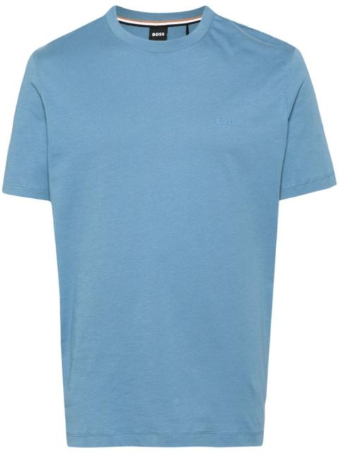 raised-logo cotton T-shirt