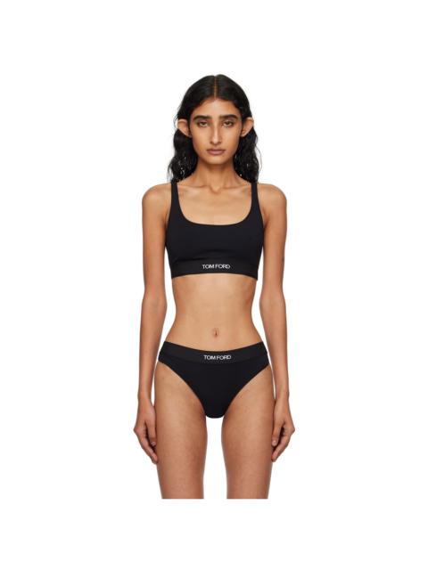 Black Modal Signature Bralette