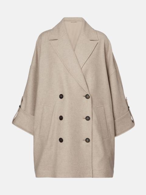 Oversized wool jacket