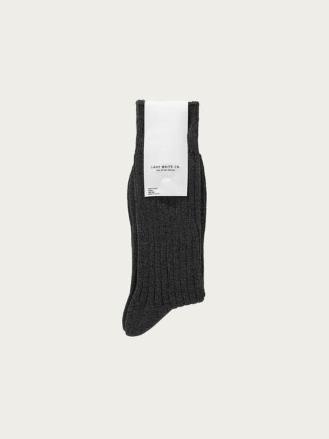 LWC Socks - Black Melange