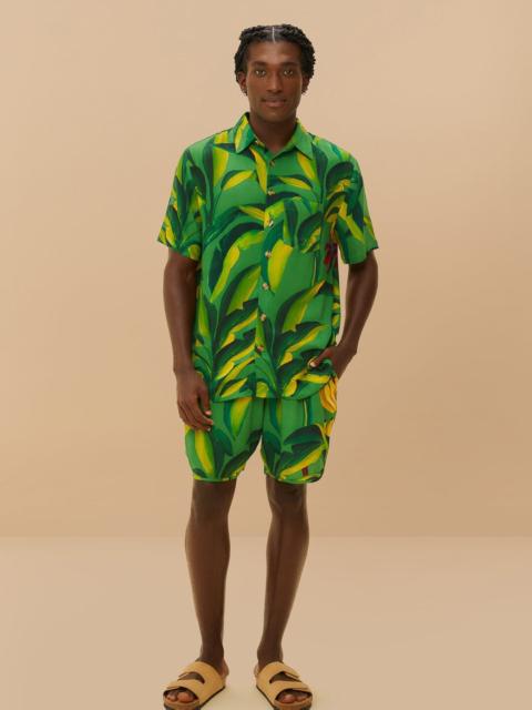 Green Banana Aquarela Lenzing™ Ecovero™ Viscose Shorts