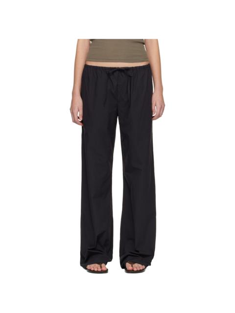 Black Drawcord Trousers