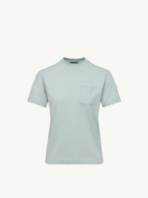 Cotton Jersey T-Shirt with Pleated Pocket